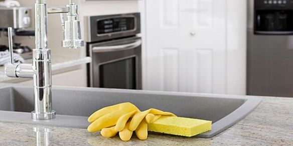 Bersihkan span dapur