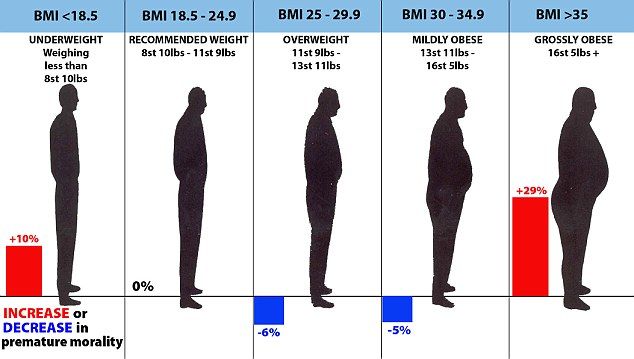 Orang yang berlebihan berat badan hidup lebih lama daripada orang yang kurus
